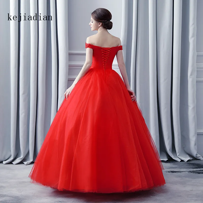 Vestido De novia rojo vintage con perlas, traje De novia rojo con cuentas, apliques De encaje, talla grande, 2020