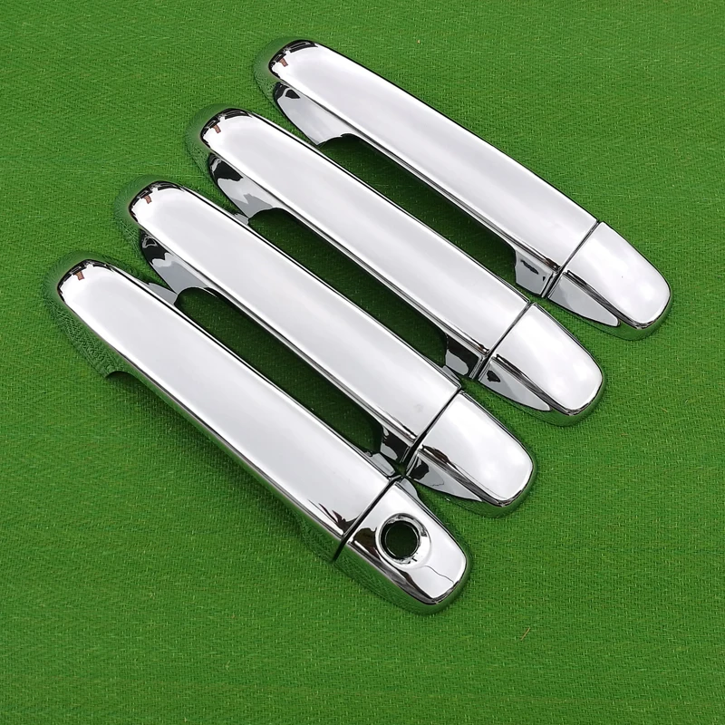 for Toyota Verso-S 2011-2017 Chrome Handle Cover Trim Set for Subaru Trezia Space Verso Ractis 2013 2015 Accessories Car Styling view 3