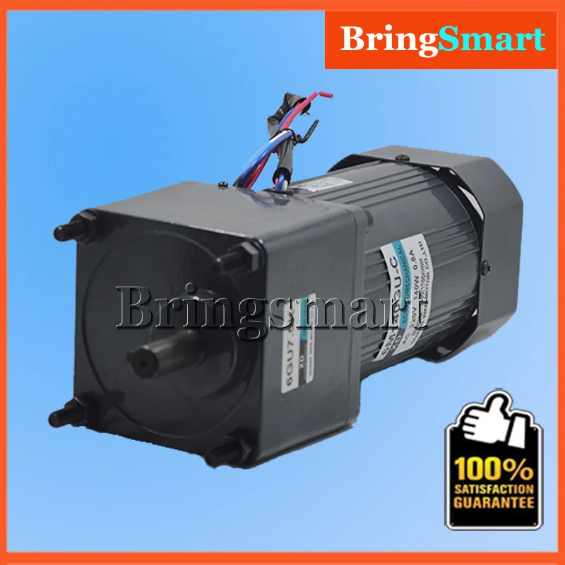 6M140GU-C 220V AC 140W Single-phase Electric Adjustable Speed Reducer Geared Motor+Speed Controller Reversible Speed Regulation