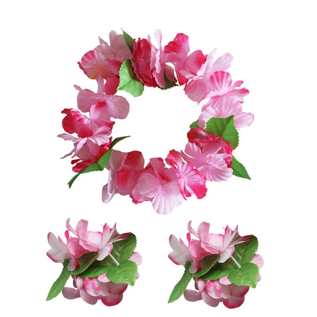 High quality Hawaii head ring, 3 pcs/lot, 6 color, Hawaii head ring, stage prop, flower headwear