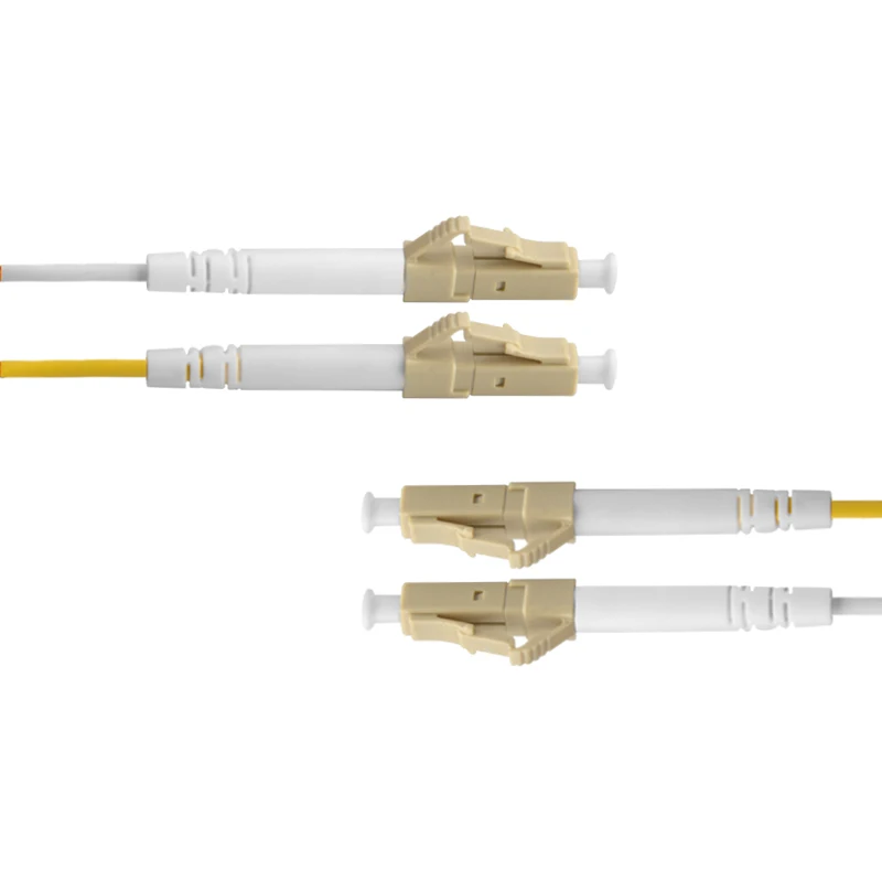 Cable de parche de fibra multimodo LC a LC, Cable de parche de fibra UPC pulido MM, puente de fibra óptica Duplex OM2 OFNP 3m 5m 10m 15m