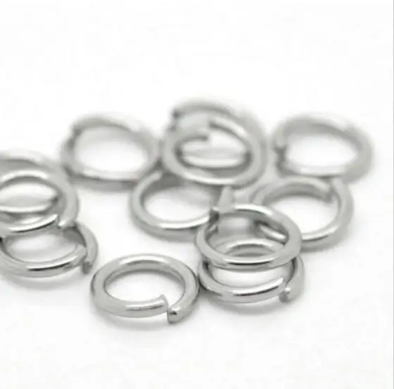 9mm-19MM Stainless Steel Lobster Clasp pkg. of 10 & 20 Jump Ring / 316L Stainless steel jewelry DIY FINDING