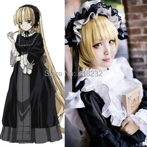 GOSICK Victorique De Blois Formal Maid Dress Uniform Outfit Anime Customize Cosplay Costumes