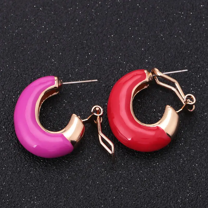 Sehuoran Boho EARrBrincos Big Alloy Stud Earrings Statement oorbellen Voor Vrouwen Wedding Pendientes Mujer Moda Fashion Jewelry