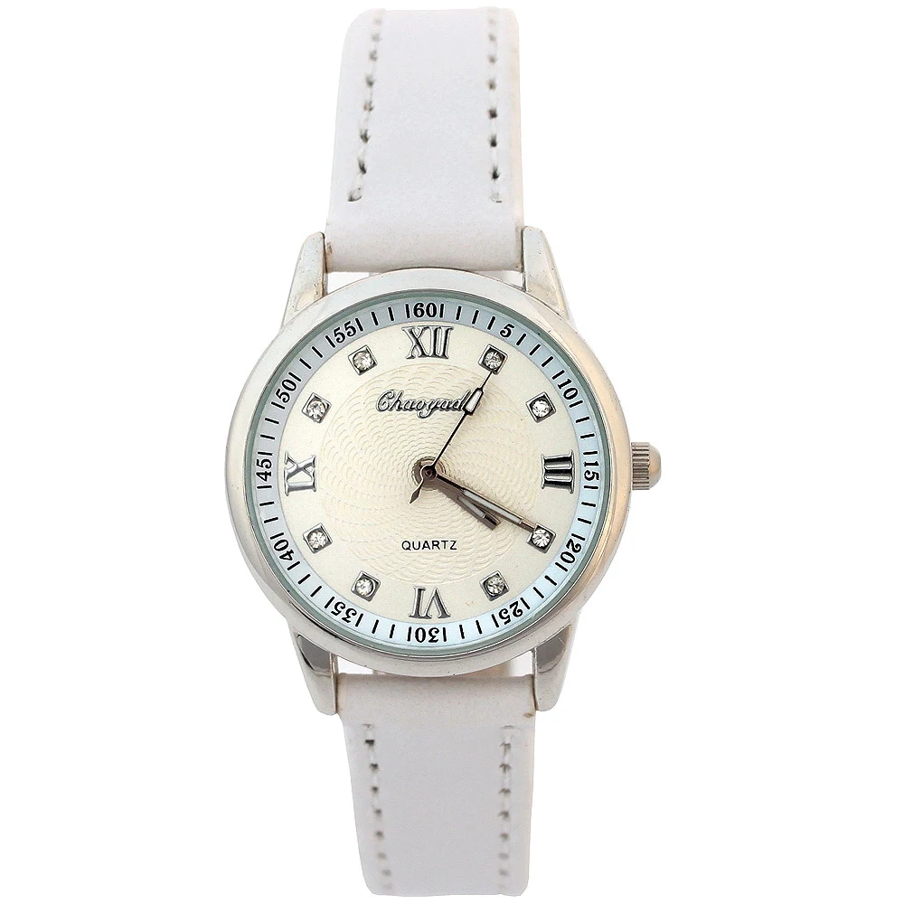 Kids First Watch Child Boy Girl kids Wristwatch Learn To Time Tutor Teacher Leather Student Quartz Rhinestore Watch U37