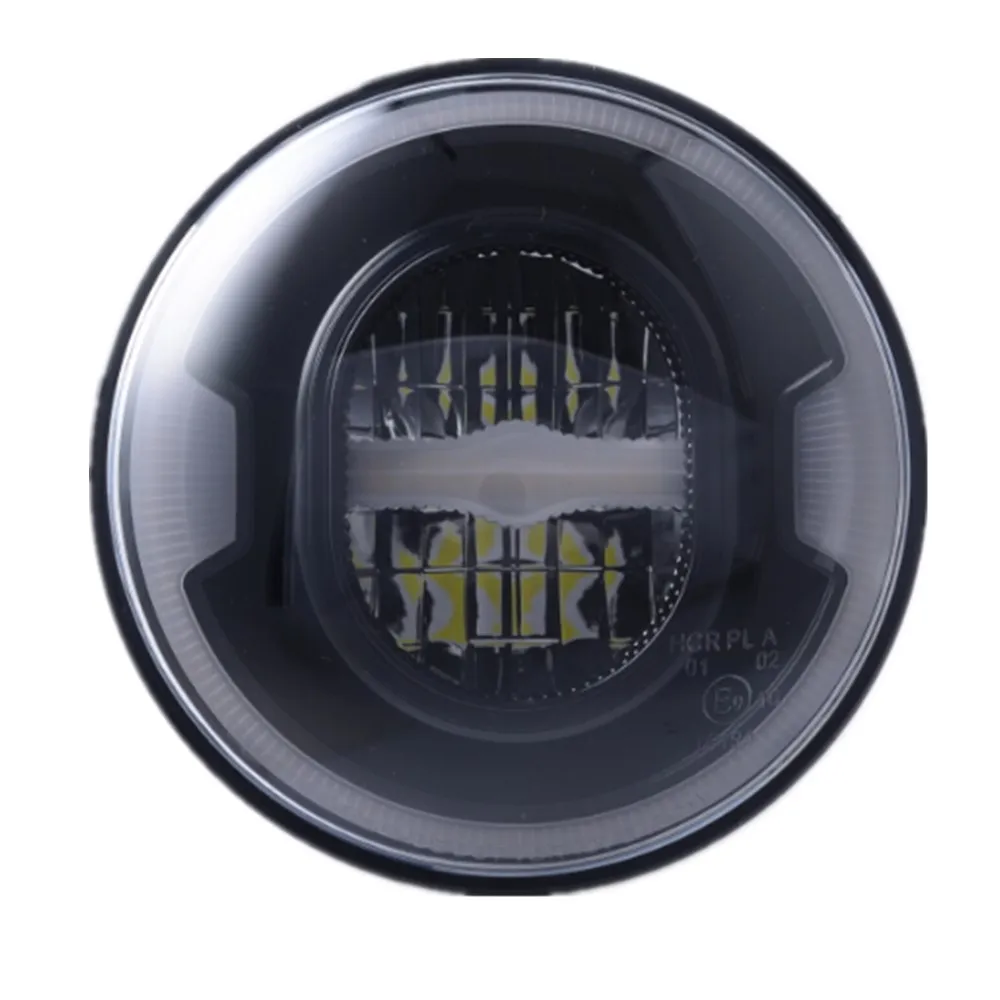 

Motorcycle Reflector 7 inch LED Headlight White Amber Halo DRL Front Driving Light For Suzuki Samurai Hummer H1 H2 (1 Lamp)