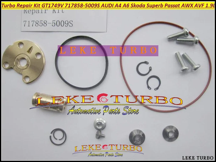 Turbo Repair Kit rebuild GT1749V 717858-0005 717858-5009S 717858 717858-0006 717858-0007 For AUDI A4 A6 SUPERB VW Passat B6 1.9L