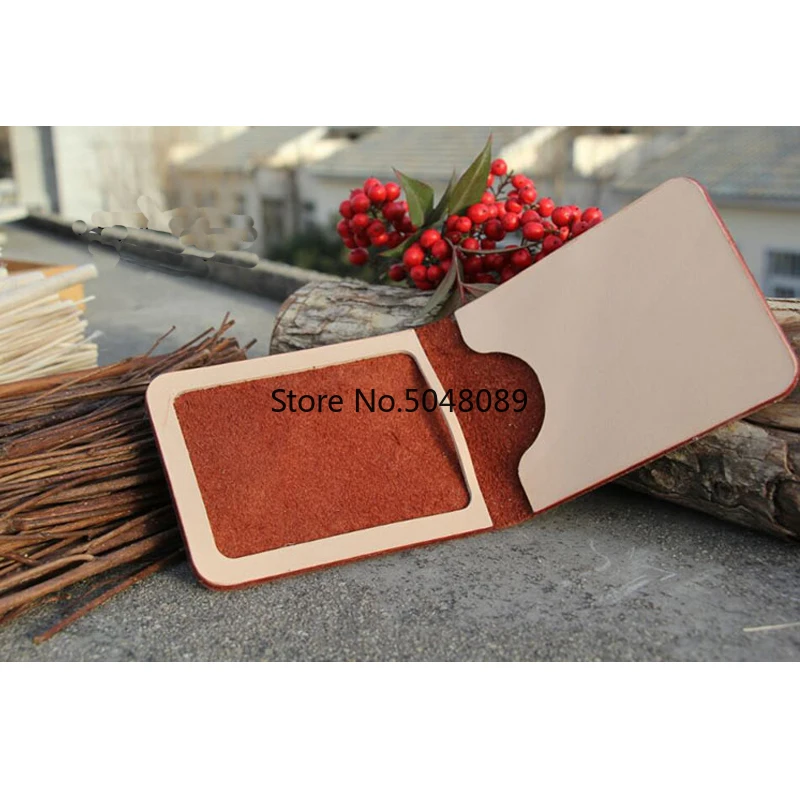 

Leather Die Cutter Japan Steel Blade mould DIY leather card holder set hand punch tool knife mould wooden die Leathercraft Tool