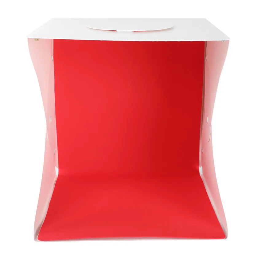 30cm Portable Foldable Softbox Mini LED Light Room Tent with EVA 4pcs Photo Backdrop for Studio Shooting Photography Canon Nikon