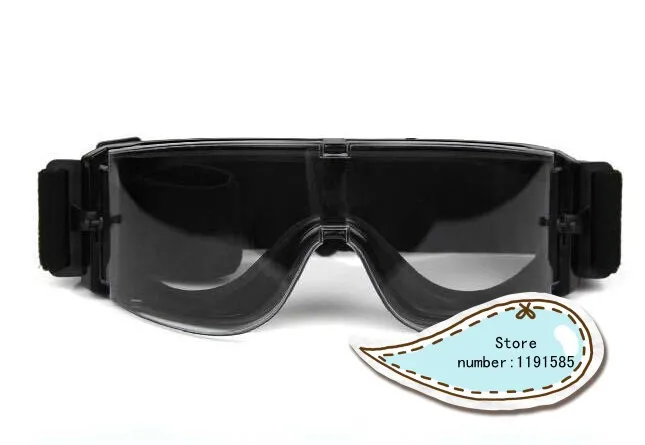 Trasparente USMC Airsoft X800 protezione antipolvere antivento occhiali tattici occhiali sport all'aria aperta