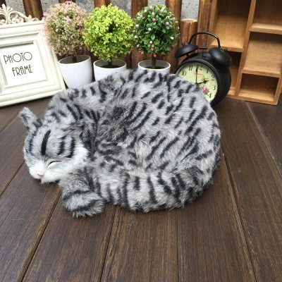 large-29x30cm-sleeping-cat-model-plastic-furs-gray-grains-cat-handicraft-home-decoration-gift-s2676