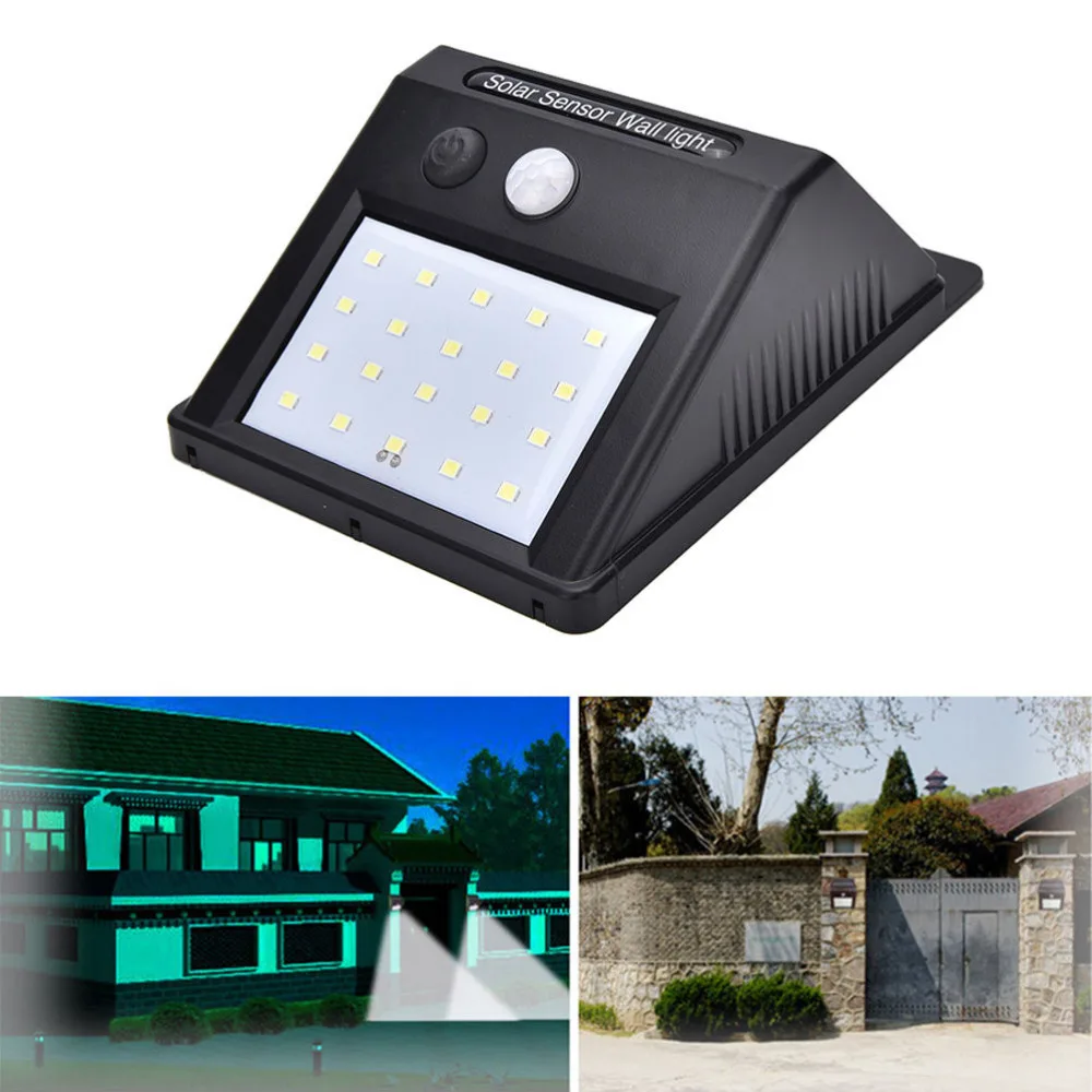 1-4 pces 20/30 diodos emissores de luz solar pir sensor de movimento solar jardim luz de poupança de energia ao ar livre rua quintal caminho lâmpada dropshipping