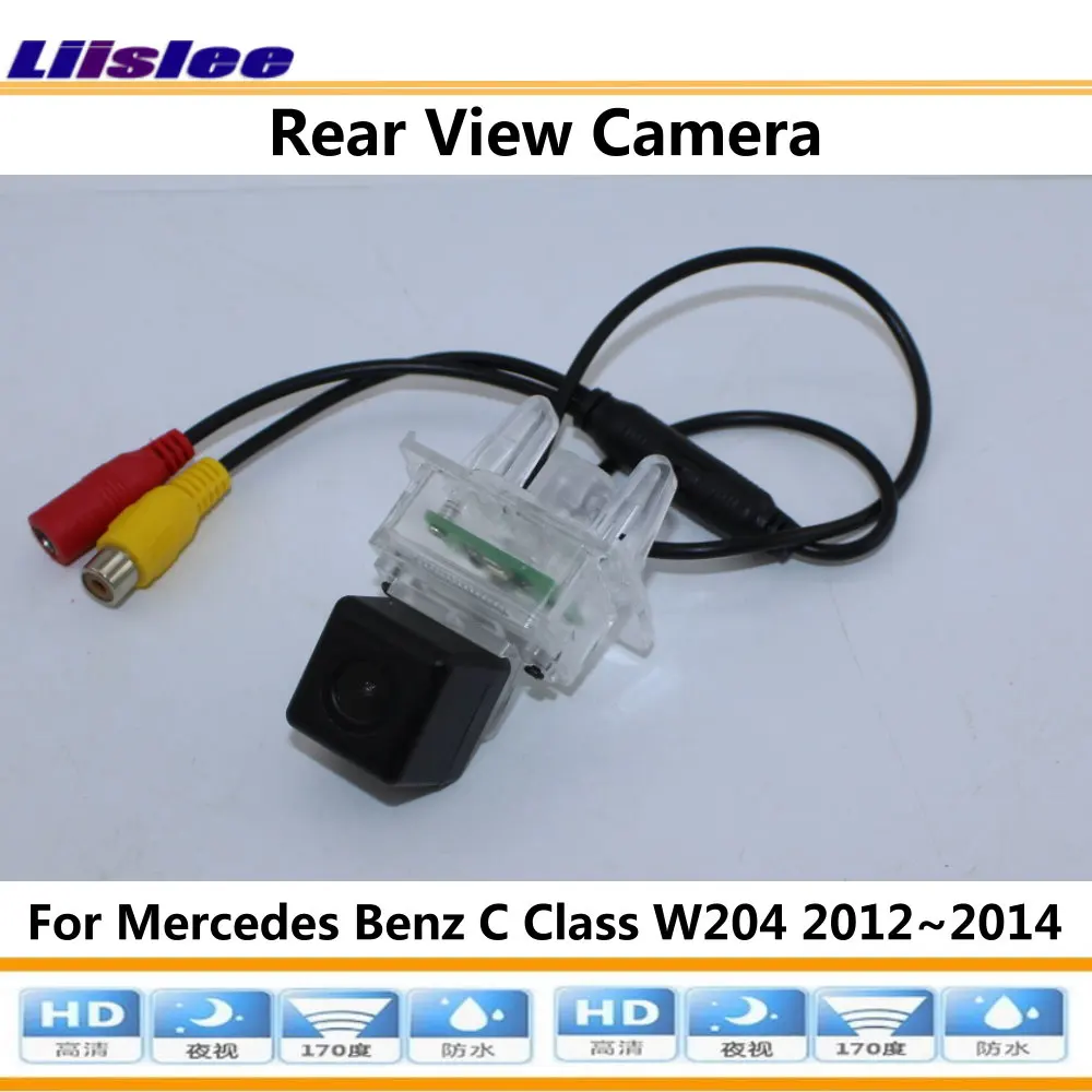 For Mercedes Benz C Class W204 2012-2014 Car Reverse Rear View Camera Parking Back Connect Original Creen Adapter HD CCD 1/3 CAM