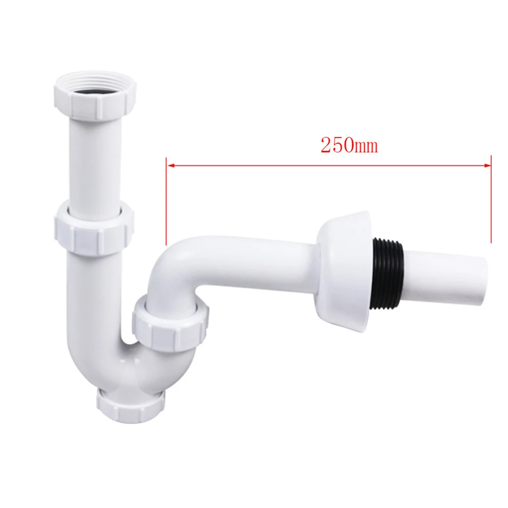 

Talea basin drain hose Basin Sink Waste Pipe Kit into the wall Washbasin Deodorant drain hose bath Sewer Sink Drains Downcomer