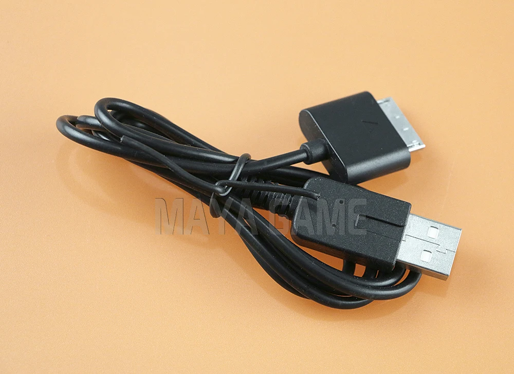 OCGAME-Cable de alimentación USB 2,0 a 28 Pines, cargador de sincronización de datos de alta calidad, para PSP Go, Color negro