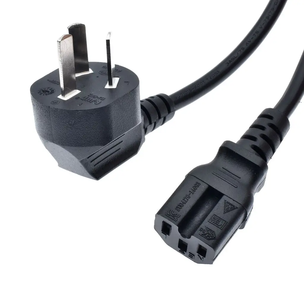 Chinese Rice Cooker 3 pin CCC power cord with IEC C15 cable plug