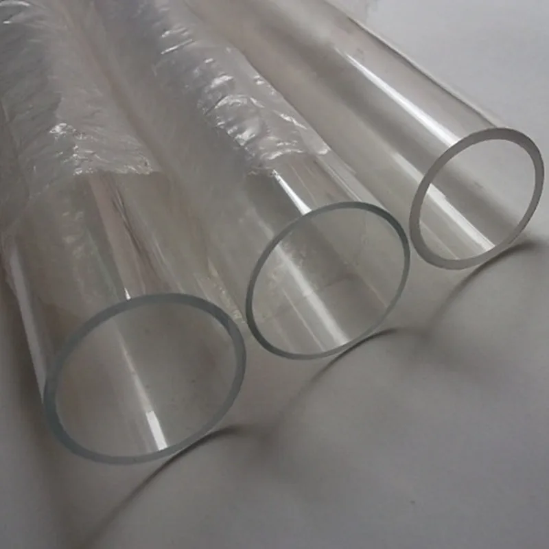 Clear Extruded Pmma Plastic Pipe, Acrylic Transparent Pipe, Home Improvement, Building Materials, Lamp Shades, 50x2x1000mm,10Pcs