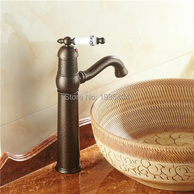 Retail and Retro Classic European Style Basin Faucet Antique Faucet Roman Brass Finished Bathroom Basin Swivel Mixer Taps RB1030