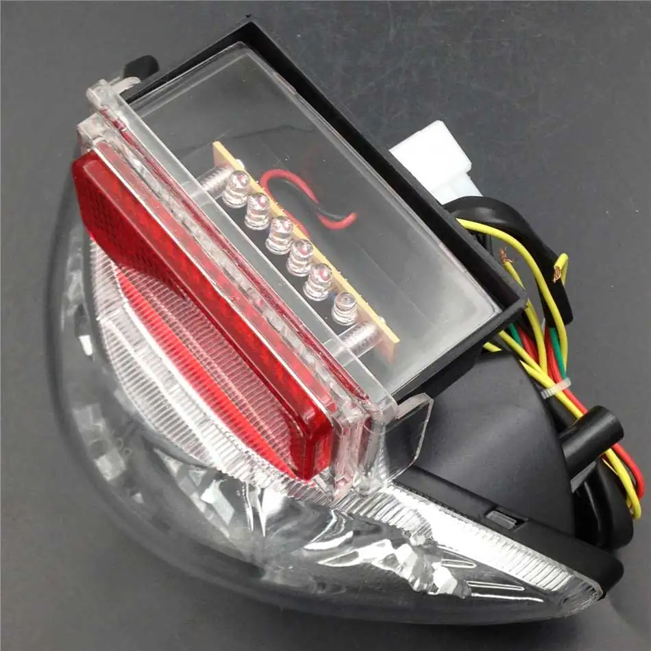 For 1999-2007 Suzuki Hayabusa GSX1300R / 2003-06 04 05 Katana GSX600F GSX750F Motorcycle LED Tail Brake Light Turn Signal Lights