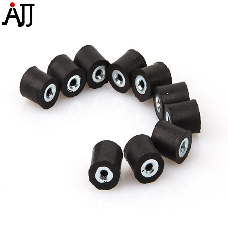 10pcs/lot DD M3 Vibration Bobbins 10x10mm Silicone Based Female for RC Multi-rotor Shock Absorber DD10M3