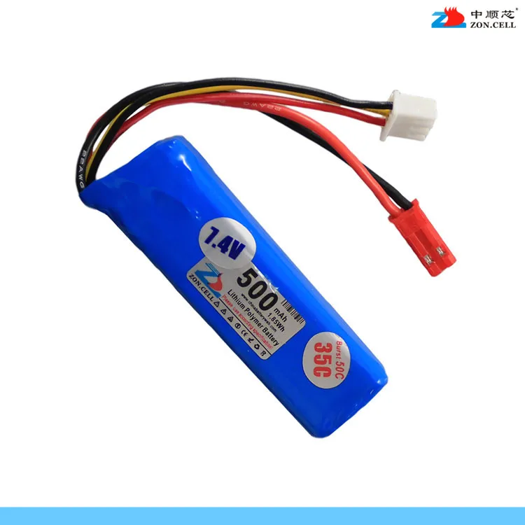 New In the core of 701855 500mAh 7.4V helicopter aeromoing electric tool power polymer lithium battery Rechargeable Li-ion Cell