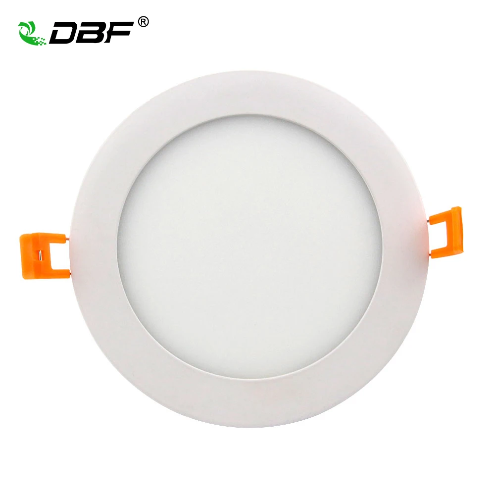 [DBF]LED Ceiling Light Ultra Bright Smart IC Driver 3W 4W 6W 9W 12W 15W 18W Dimmer LED Panel Light AC85-265V LED Lamp 110V 220V