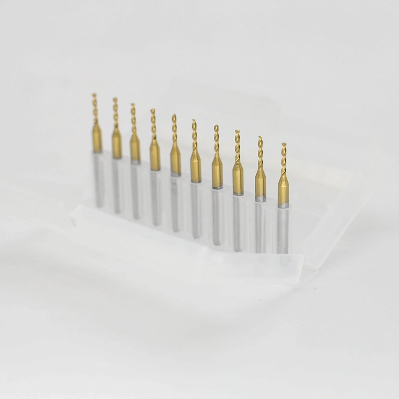 Hangxin 1.0mm 카바이드 pcb 드릴 10 pcs 금속 밀링, 악기 추출기, cnc 라우터 목공 도구, dremel 액세서리