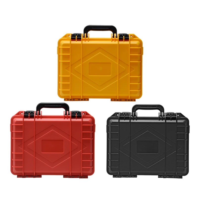 Protective Safety Instrument Tool Box Plastic storage Toolbox Equipment Suitcase Impact Resistant Tool Case Shockproof with foam