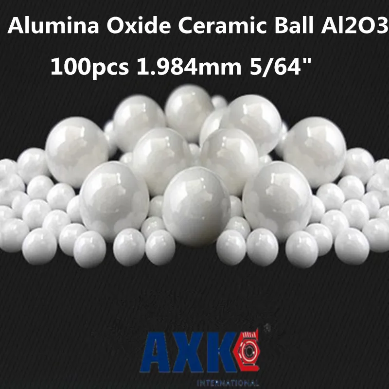 

2023 Real Rodamientos 100pcs 1.984mm 5/64" 1.984 Mm Alumina Oxide Ceramic Ball Al2o3 For Bearing/pump/linear Slider/valvs Balls