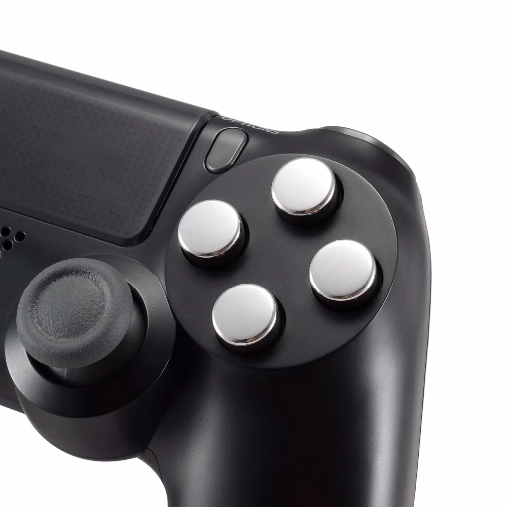 スーパレート磁気金属弾丸ボタンPS4コントローラー用の調整可能なアクションボタン交換部品すべてのモデル (20 in 1)