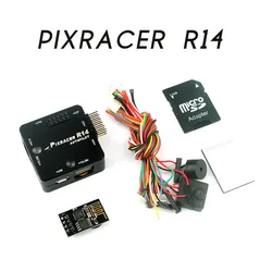 Pixracer R14 F4 Flight Controller With CNC Protective Case ESP8266 Wifi Module Micro SD Card Buzzer RC Quadcopter Transmission