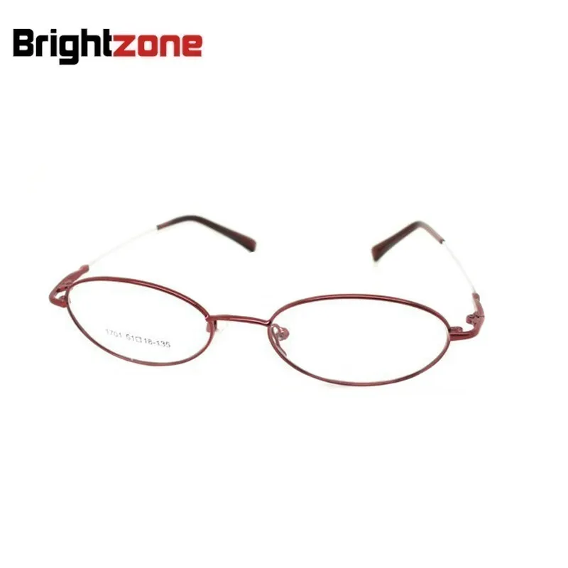 Free Shipping Oval Shape Metal Full Small Face Prescription Optical Spectacle Eyeglasses Frame B1701 oculos de grau eye glasses