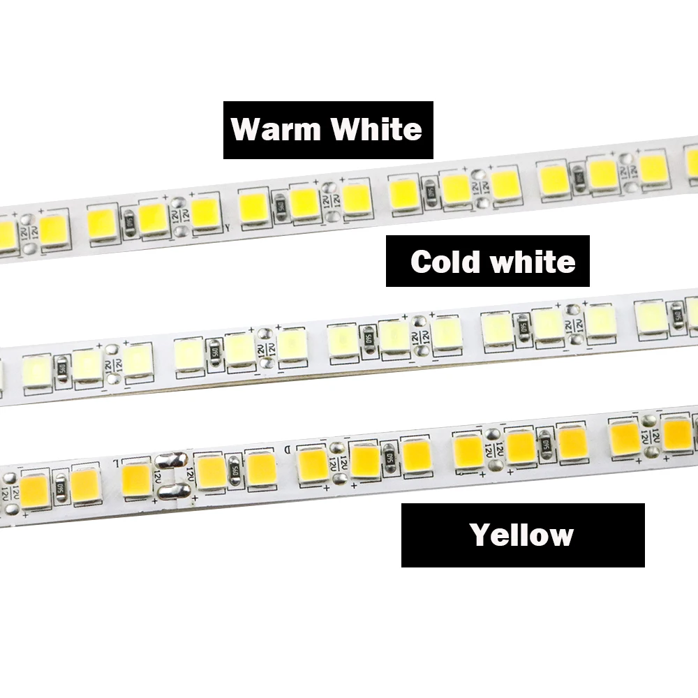 Imagem -04 - Tira Conduzida Smd 5054 600 Led 120leds m Fita Flexível Luz Dc12v Mais Brilhante do Que 5050 2835 5630 Branco Frio Gelo Azul Rosa Vermelho 5m