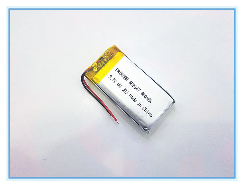 

tablet battery 3.7V,800mAH,[652647] PLIB; polymer lithium ion / Li-ion battery for dvr,GPS,mp3,mp4,cell phone,speaker