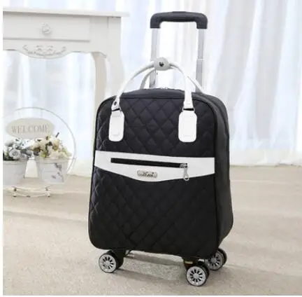 Wheeled bag for travel  Women travel backpack with wheels trolley bags Oxford large capacity Travel Rolling Luggage Suitcase Bag