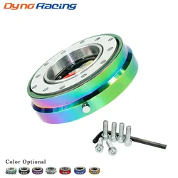 Thin Version 6 Hole Steering Wheel Quick Release Hub Adapter Snap Off Boss kit Sliver/ Purple/Blue/Golden/Black/Red/Neo