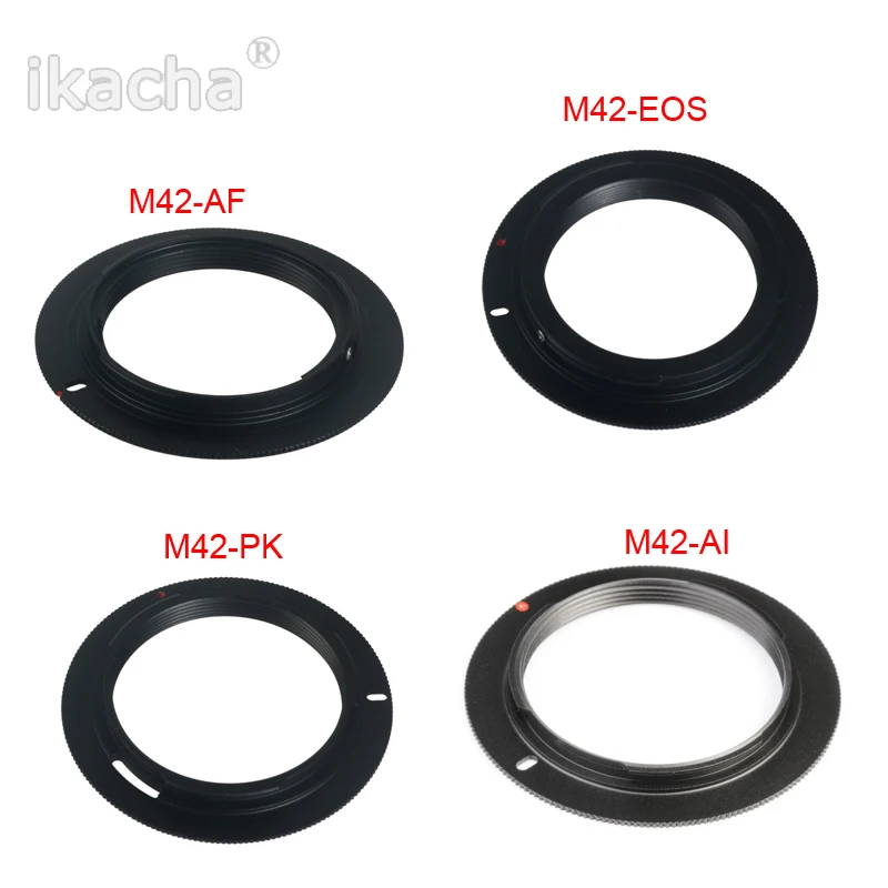 Metalowe M42 adapter obiektywu pierścień dla M42-EOS AI na stronie PK adapter obiektywu, aby dla Canon Nikon Sony Pentax 20d 40d 50d lustrzanka