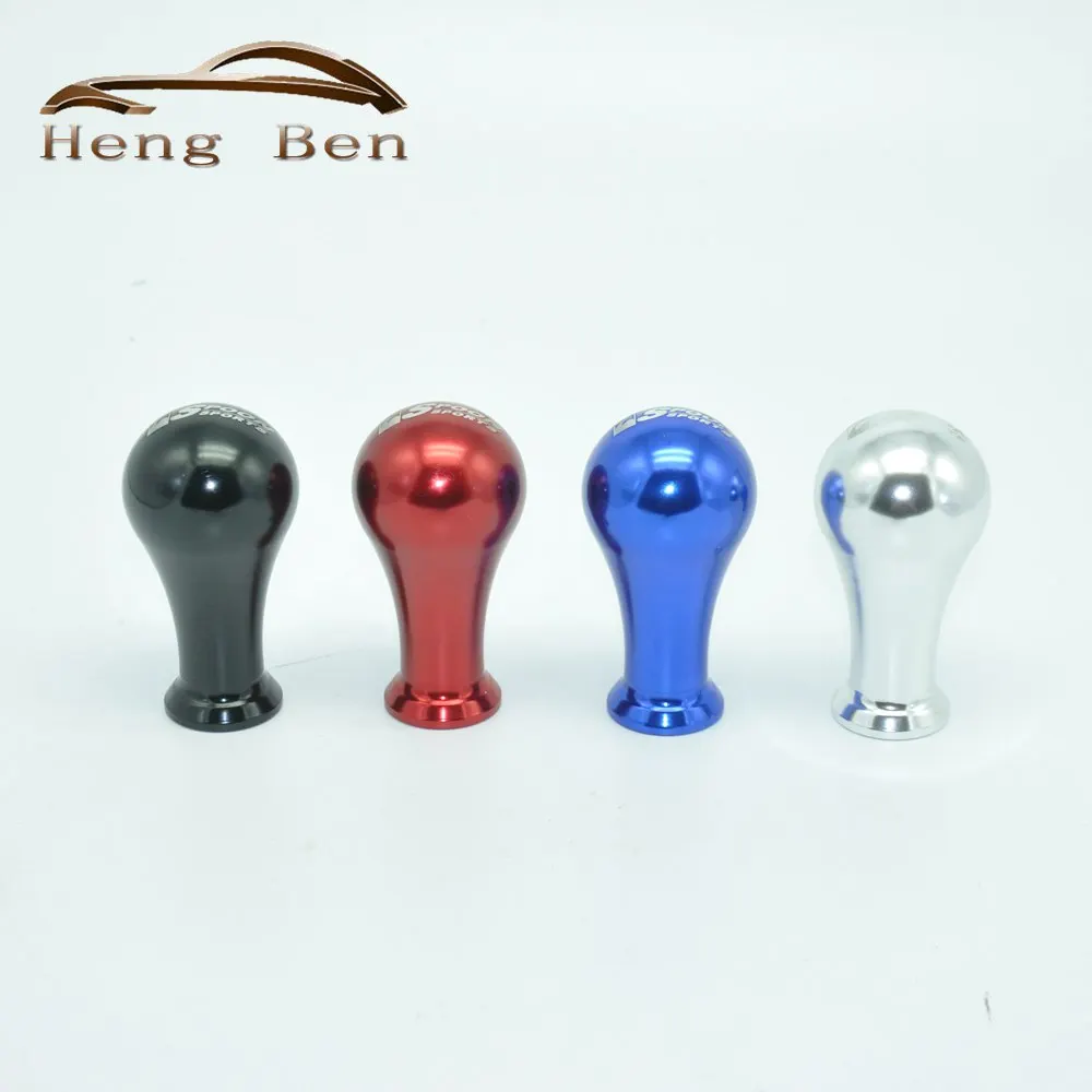 HB 2017 New Racing 8CM Universal Manual  Sport Car Round Style Shift Knob Anodized Aluminum