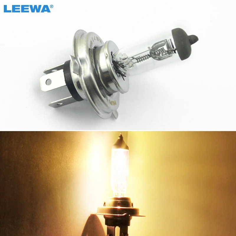 

LEEWA 20pcs Warm White Auto H4 DC 24V 70W/100W Halogen Bulb Truck Bus Headlight Foglight Driving Lamp 3000K #CA3161