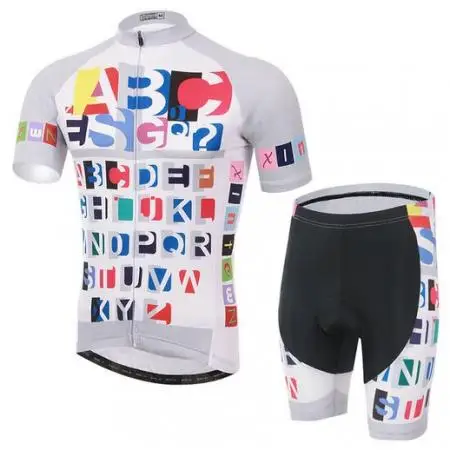 XINTOWN New Cycling Jersey Sets Men Bike Clothing Suits Colorful Bicycle Top Cycling Wear Shirts mtb Jersey Shorts Sets