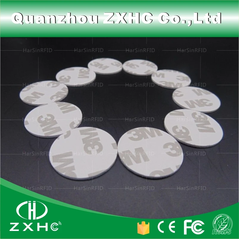 

(10pcs/lot) 25mm 125Khz RFID Cards ID Sticker Coin Cards TK4100 Chip Compatible EM4100