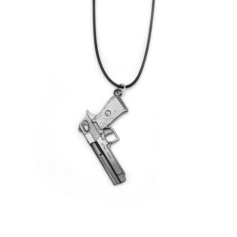 

Men's Counter Strike Pistol Pendant Necklace ak47 Gun Choker