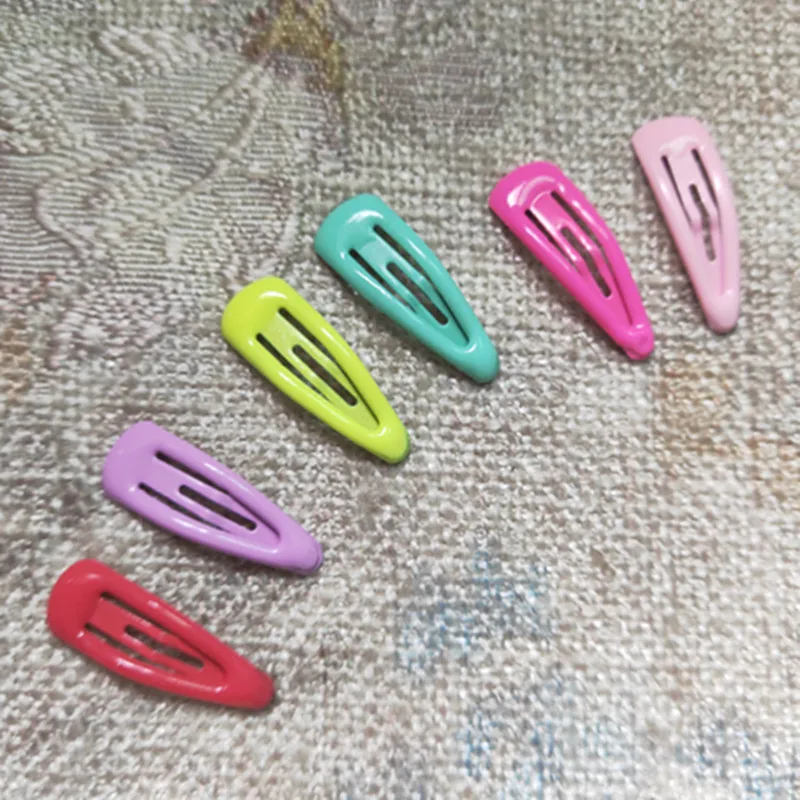 2019 2.5 BB Clip Pet Hairpin Dog Accessories Mini Small Hair Clip ice cream color Baby Hair  water drop Clip 50pcs/lot