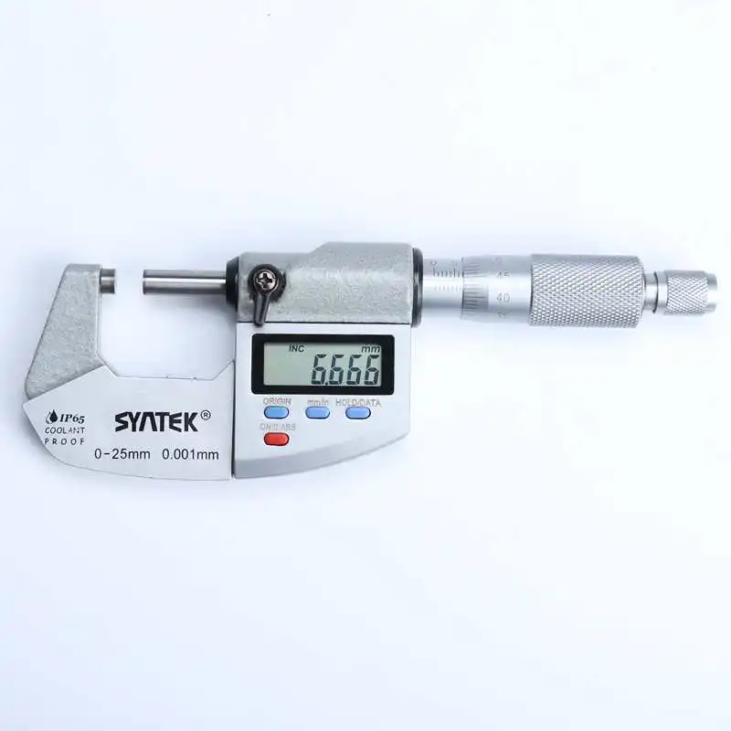 0.001mm IP65 Electronic Micrometer 0-25-50-75-100mm Waterproof Digital Outside Caliper Micrometers Thickness Gauge Meter Tools