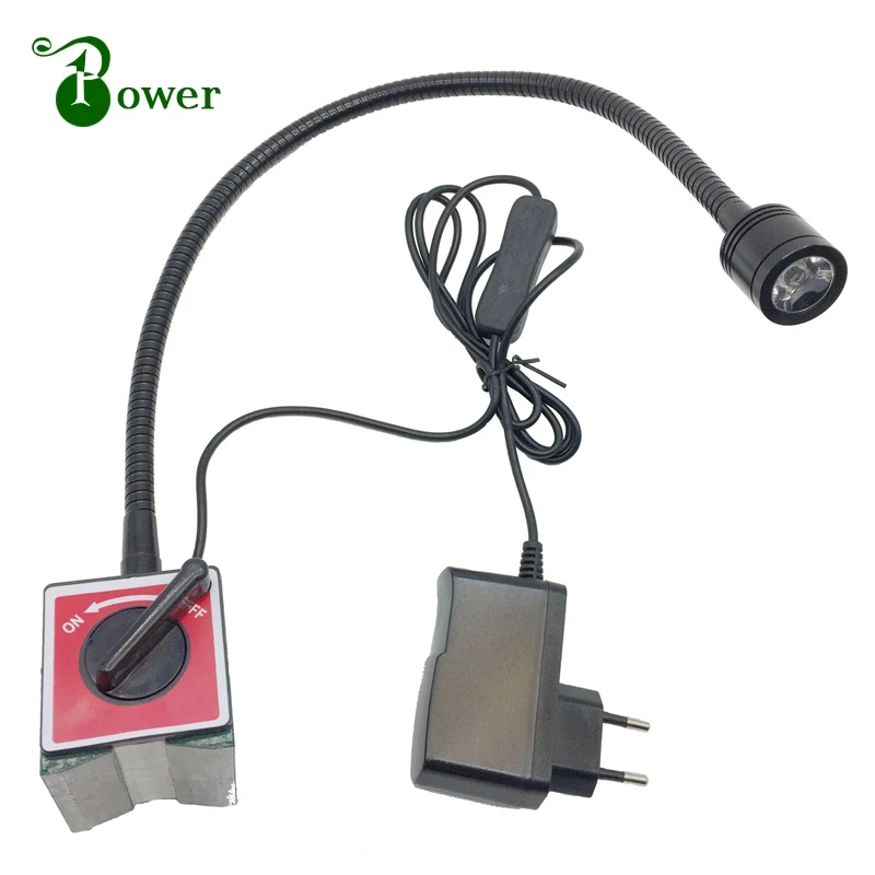 1W LED GOOSENECK MACHINE WORK LIGHT ON MAGNETIC BASE