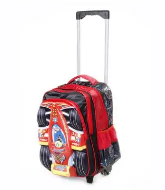 Car Trolley School  Bags For School backpack with Wheels For boy Travel Rolling backpack Travel bag Trolley luggage Backpacks