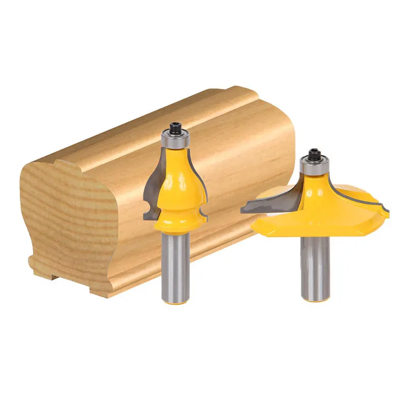 2PCS/SET Bit Handrail Router Bit Set - 1/2