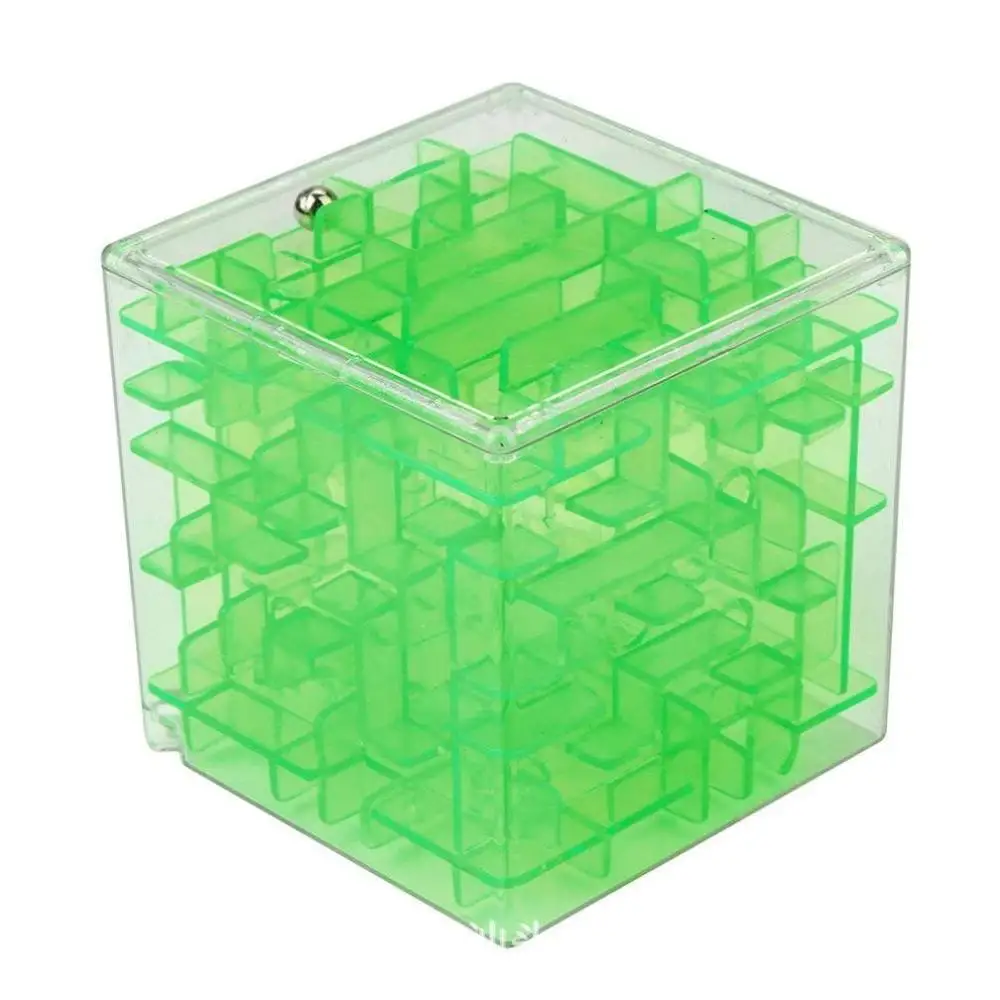 3D Mini Speed Cube Maze Magic Cube Puzzle Game Cubes Magic Learning Toys Labyrinth Rolling Ball Toys For Children Adult