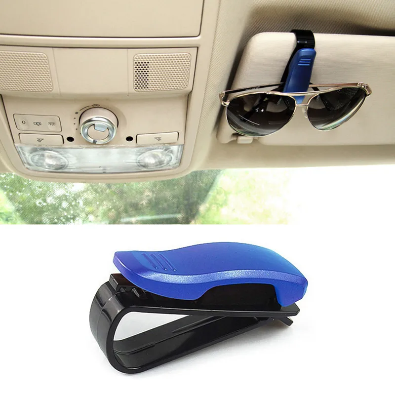 2019 Hot Sale Auto Fastener Cip Auto Accessories ABS Car Vehicle Sun Visor Sunglasses Eyeglasses Glasses Holder Ticket Clip USPS