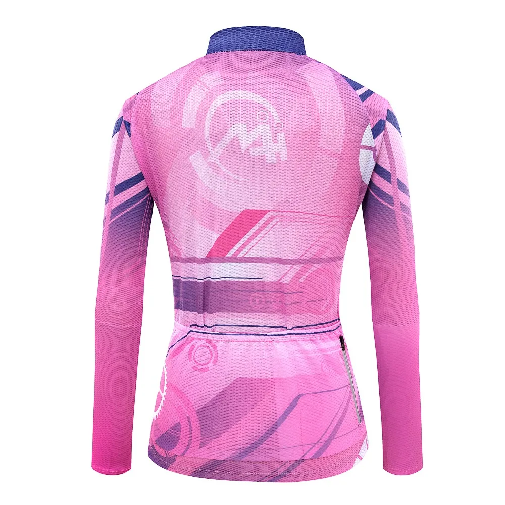 MTSPS Women Cycling Jersey Mtb Bicycle Clothes Ciclismo Long Sleeves Jersey Road Riding Shirt Female Road Bike Cycling Clothing